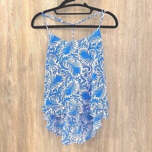 NWT Show Me Your Mumu Blue Palm Spike Tank